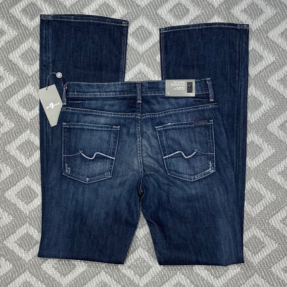 7 For All Mankind High Waist Bootcut Jeans NWT [1508] - Picture 2 of 9